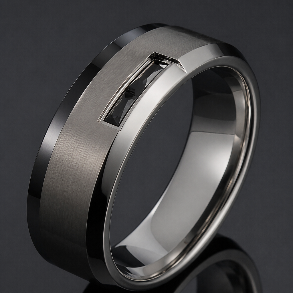A men's ring
photorealistic jewelry design, A men's ring, modern style, just the design no text