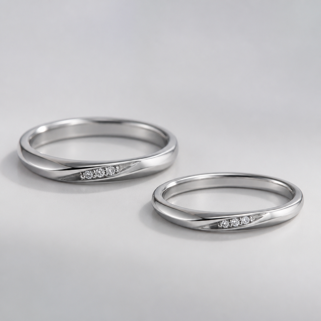A modern women's ring made of silver with diamond stones suitable for wedding. аккуратное маленькое кольцо парное с гравировкой 04.12
photorealistic jewelry design, A modern women's ring made of silver with diamond stones suitable for wedding. аккуратное маленькое кольцо парное с гравировкой 04.12, modern style, just the design no text