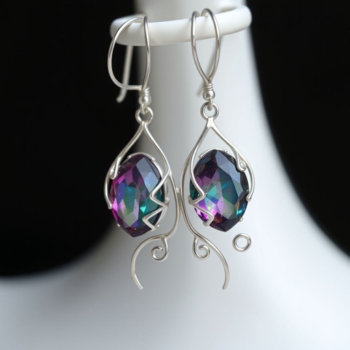 Create earrings with Jesper gemstone, minimal silver around gem’s border