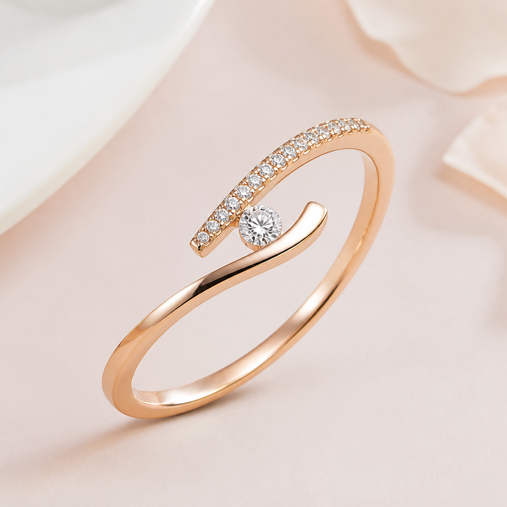 A women's ring
photorealistic jewelry design, A women's ring, modern style, just the design no text