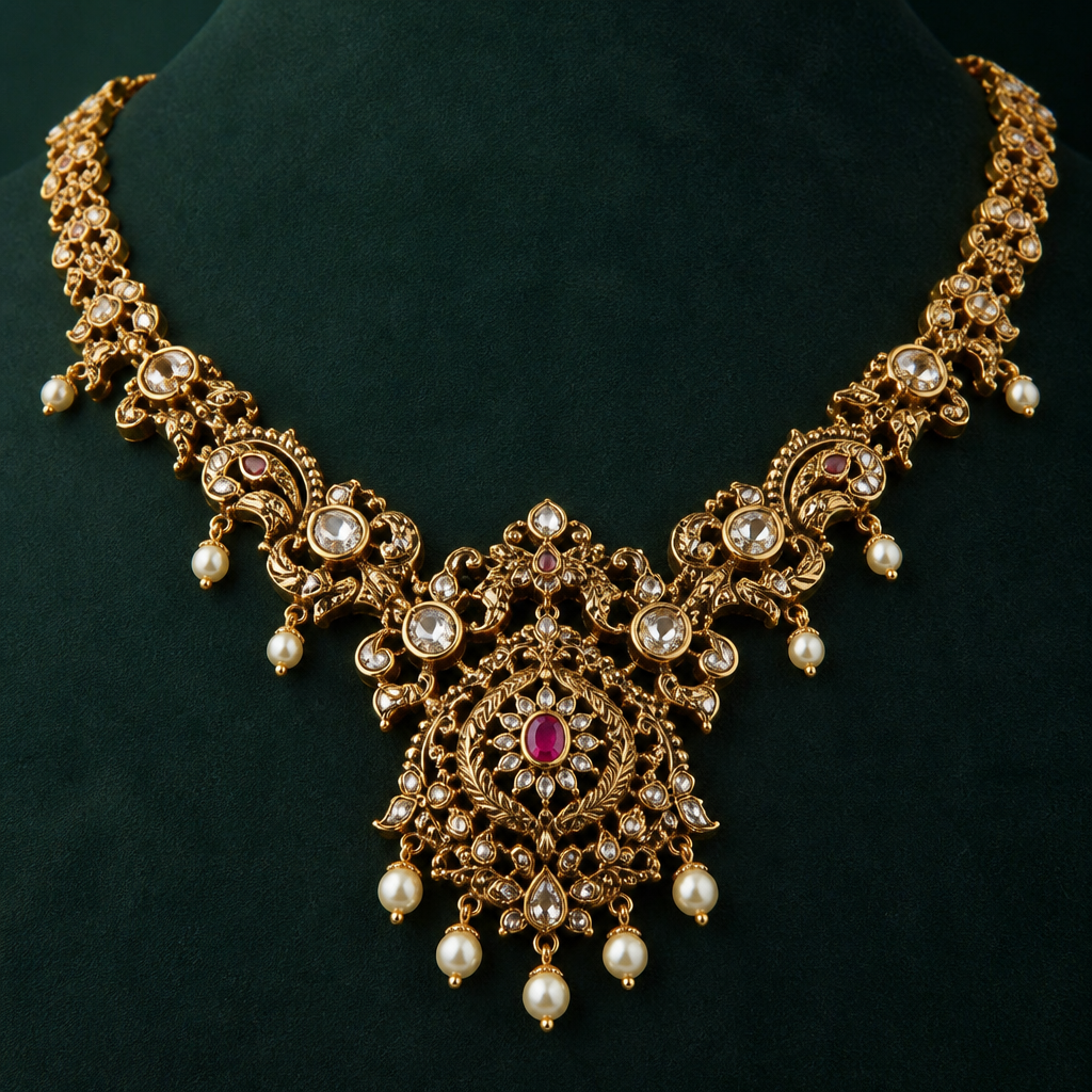 K P JEWELLERS RAMGARH
photorealistic jewelry design, K P JEWELLERS RAMGARH, victorian style, just the design no text