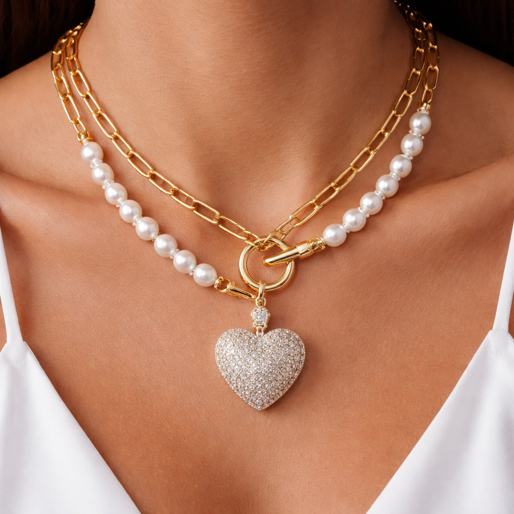 A necklace which is a trend now