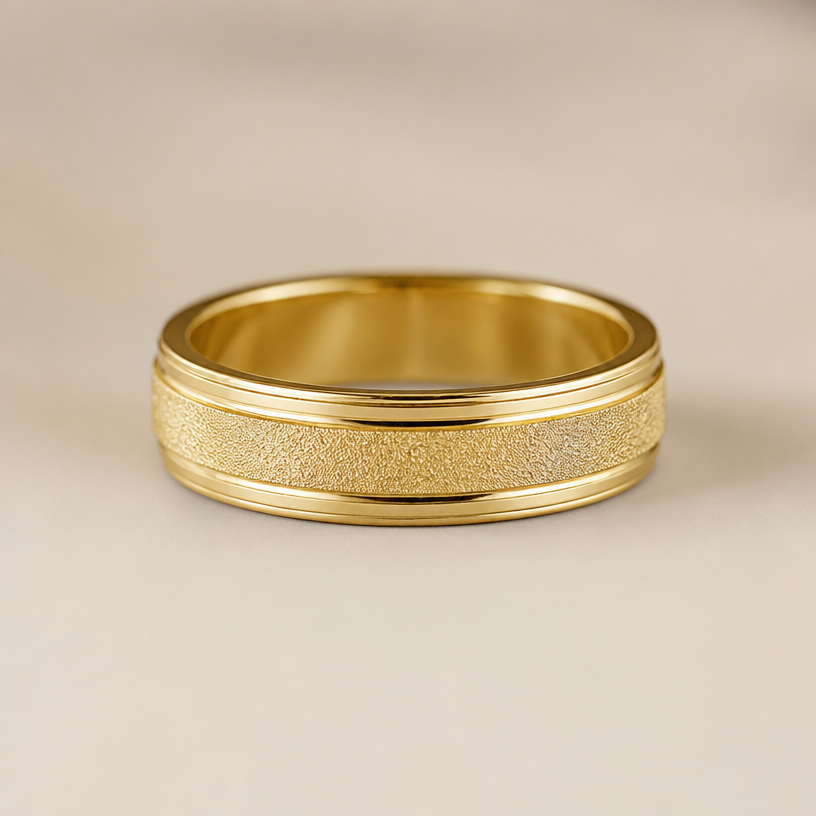 A minimalist women's ring made of gold
using the attached image as a visual reference, create A minimalist women's ring made of gold. photorealistic, just the design no text
