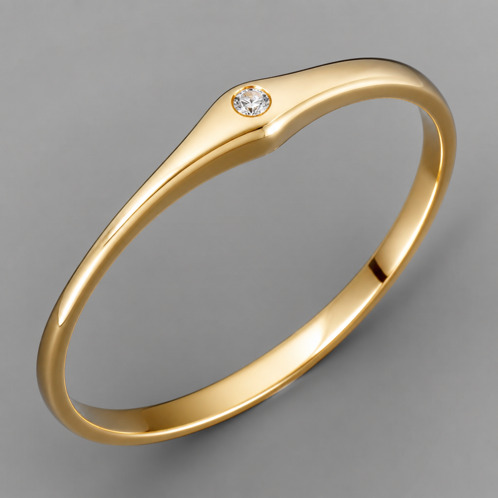 A modern women's ring. tem um piaiznho em cima bem pequeno
photorealistic jewelry design, A modern women's ring. tem um piaiznho em cima bem pequeno, modern style, just the design no text