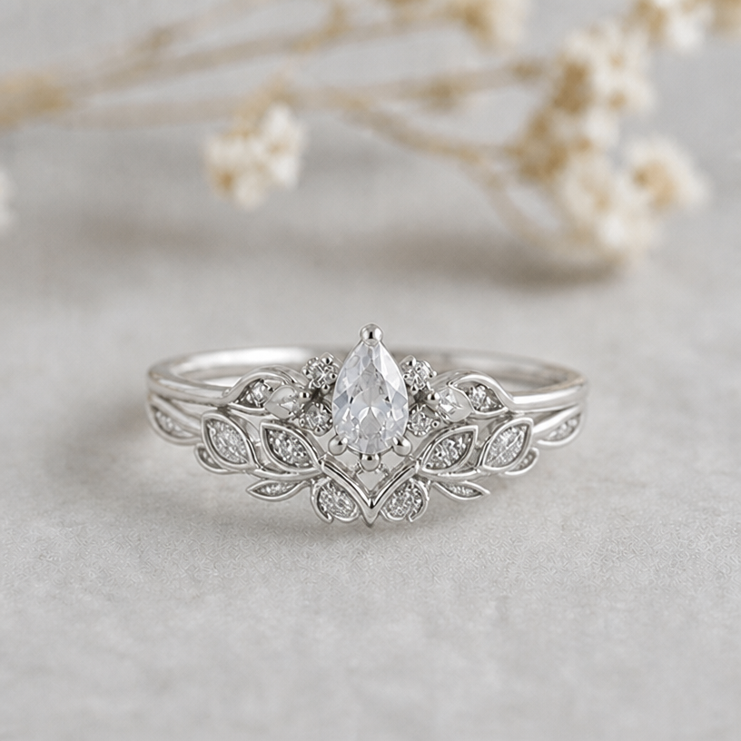 i want two more petals on each ring and I want them more detailed
edit the attached jewelry design with these instructions: i want two more petals on each ring and I want them more detailed. keep it photorealistic, just the design no text