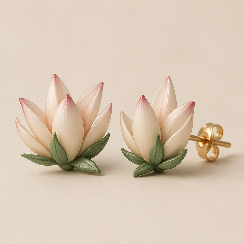 A nature women's earrings, minimalist, simple and delicate, clean lines. stud earring
using the attached image as a visual reference, create A nature women's earrings, minimalist, simple and delicate, clean lines. stud earring. photorealistic, just the design no text