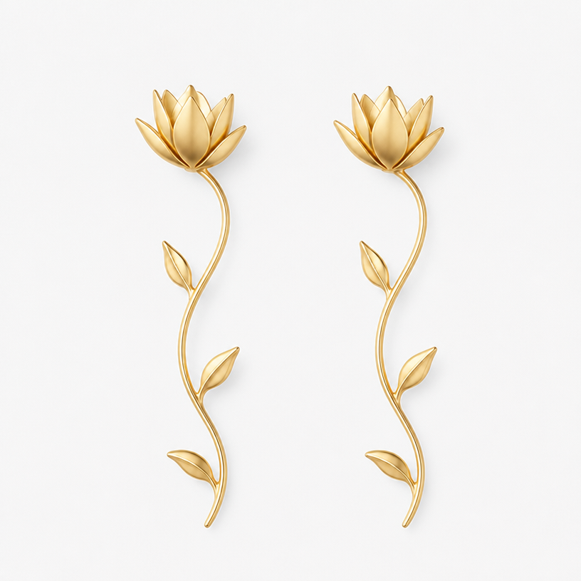 remove hooks on top
edit the attached jewelry design with these instructions: remove hooks on top. keep it photorealistic, just the design no text