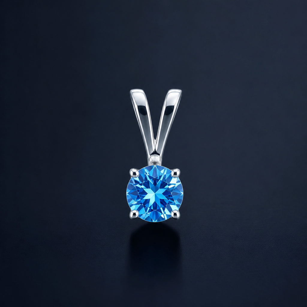 Sharp sparkly blue shine giving small pendant
photorealistic jewelry design, Sharp sparkly blue shine giving small pendant , just the design no text
