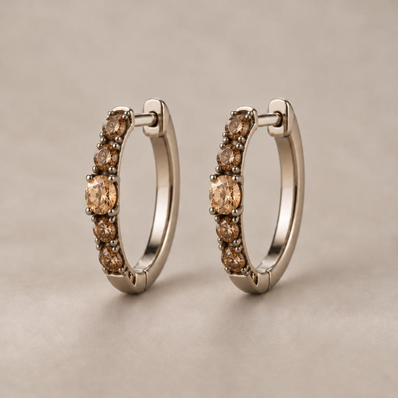 Make All but center stones 2 mm, leave the rest of deign the same
edit the attached jewelry design with these instructions: Make All but center stones 2 mm, leave the rest of deign the same. keep it photorealistic, just the design no text