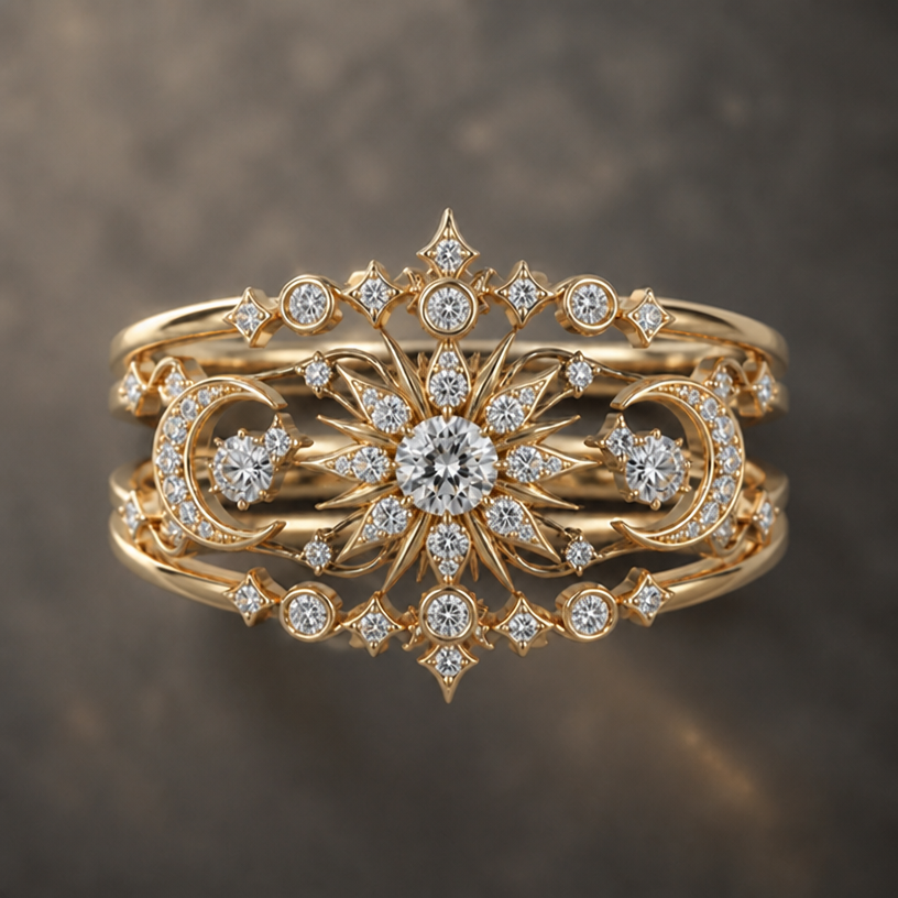 Add three more 0.25 diamonds changed design
edit the attached jewelry design with these instructions: Add three more 0.25 diamonds changed design. keep it photorealistic, just the design no text