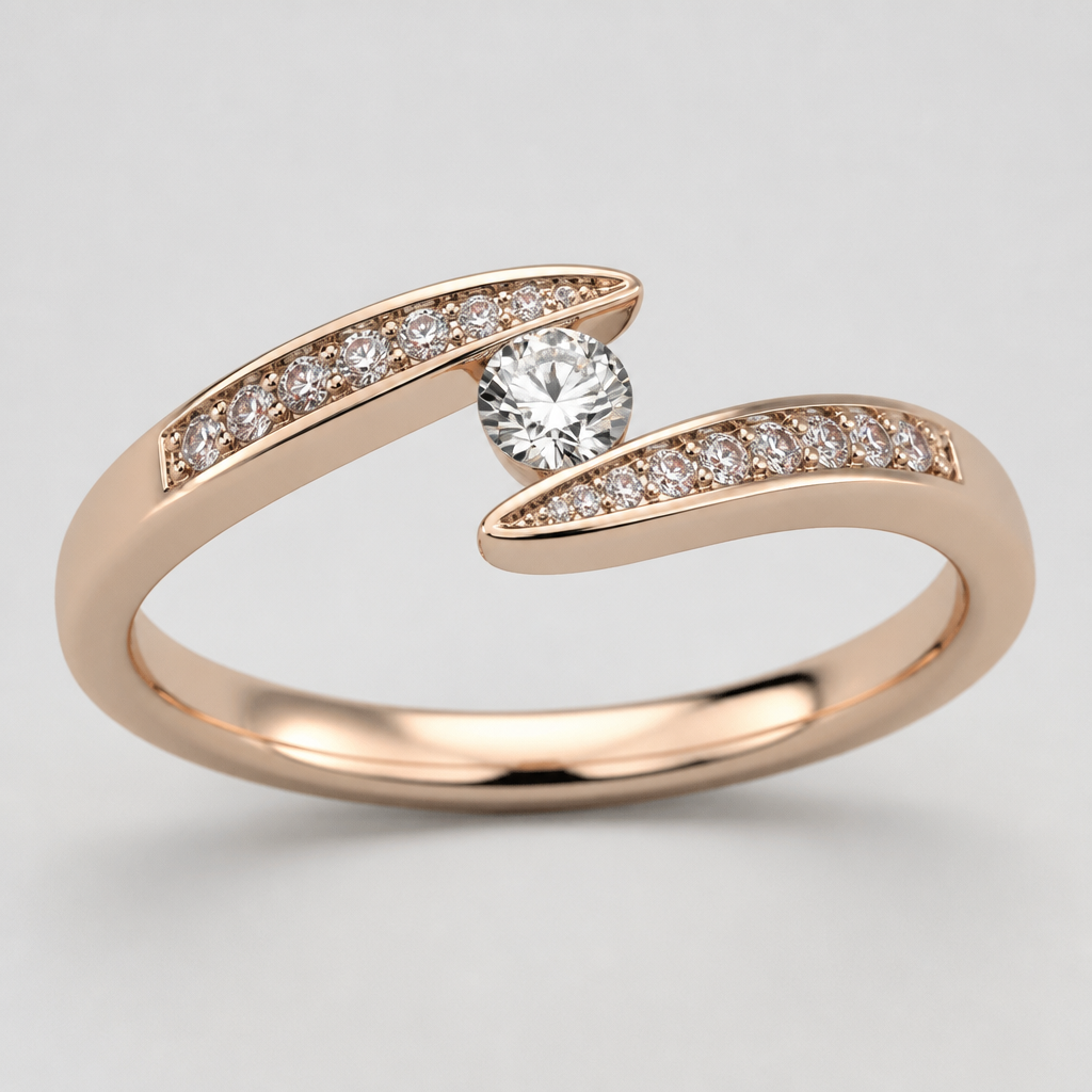 A women's ring
photorealistic jewelry design, A women's ring, modern style, just the design no text