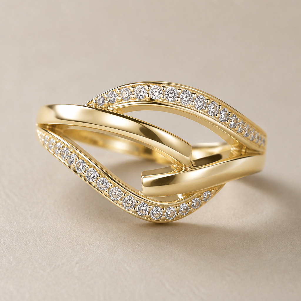 A women's ring
photorealistic jewelry design, A women's ring, modern style, just the design no text