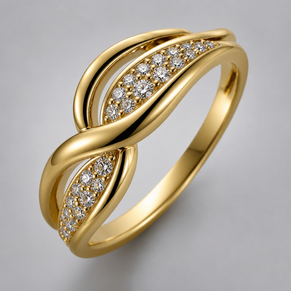 A women's ring
photorealistic jewelry design, A women's ring, modern style, just the design no text
