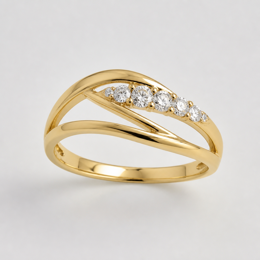A women's ring
photorealistic jewelry design, A women's ring, modern style, just the design no text