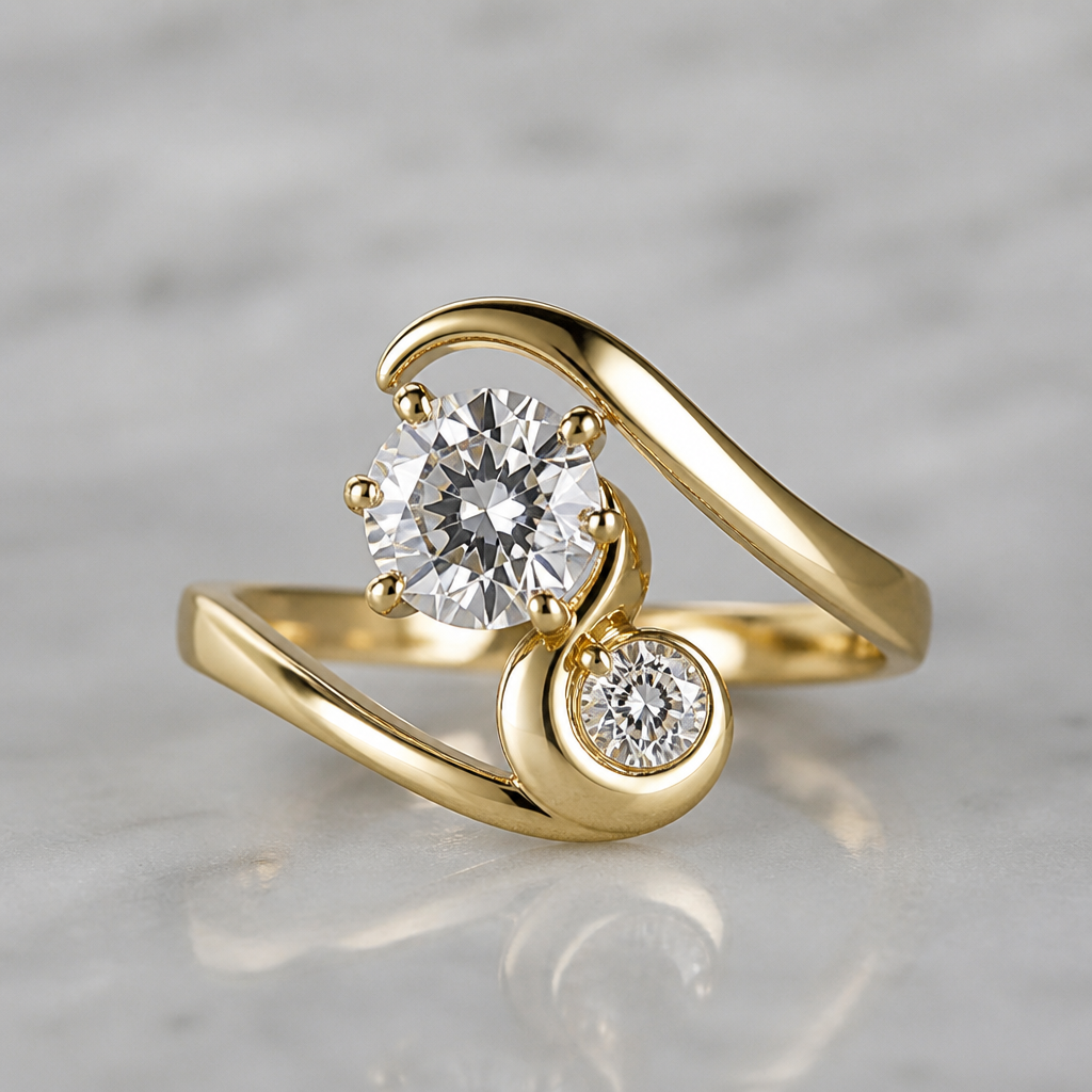 A women's ring
photorealistic jewelry design, A women's ring, modern style, just the design no text