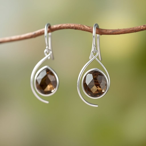 Create earrings with Jesper gemstone, minimal silver around gem’s border