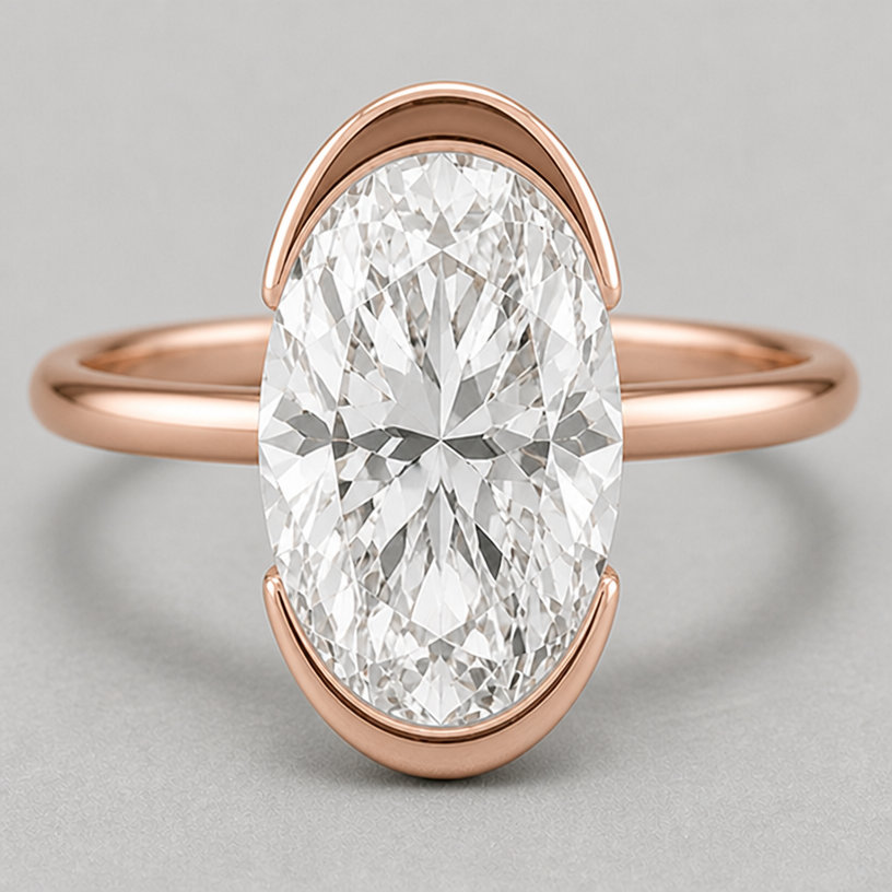 bland simple rose gold band
edit the attached jewelry design with these instructions: bland simple rose gold band. keep it photorealistic, just the design no text