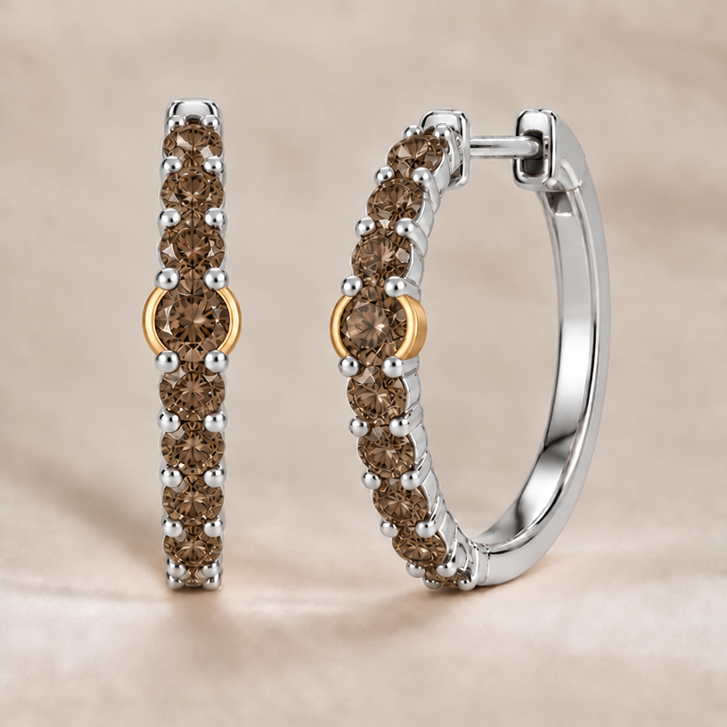 Make the half bezel red or yellow gold and the rest white gold
edit the attached jewelry design with these instructions: Make the half bezel red or yellow gold and the rest white gold. keep it photorealistic, just the design no text