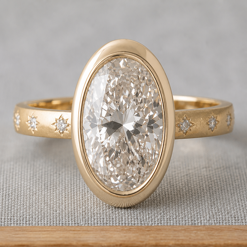 thicker bezel
edit the attached jewelry design with these instructions: thicker bezel. keep it photorealistic, just the design no text