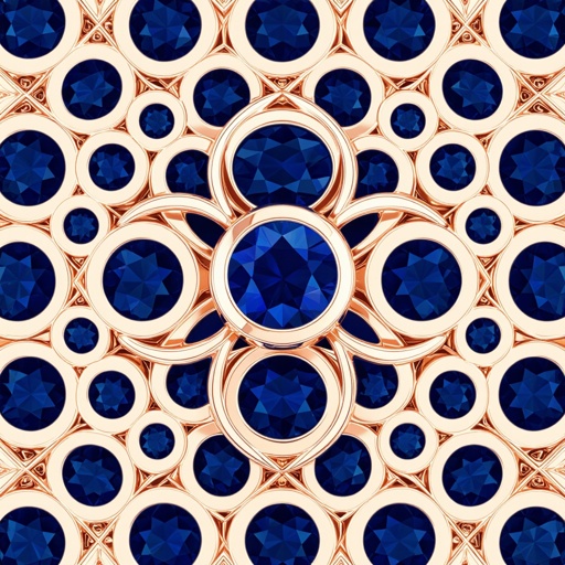 Round shape Kashmir Royal Blue Sapphire for Instagram thumbnail