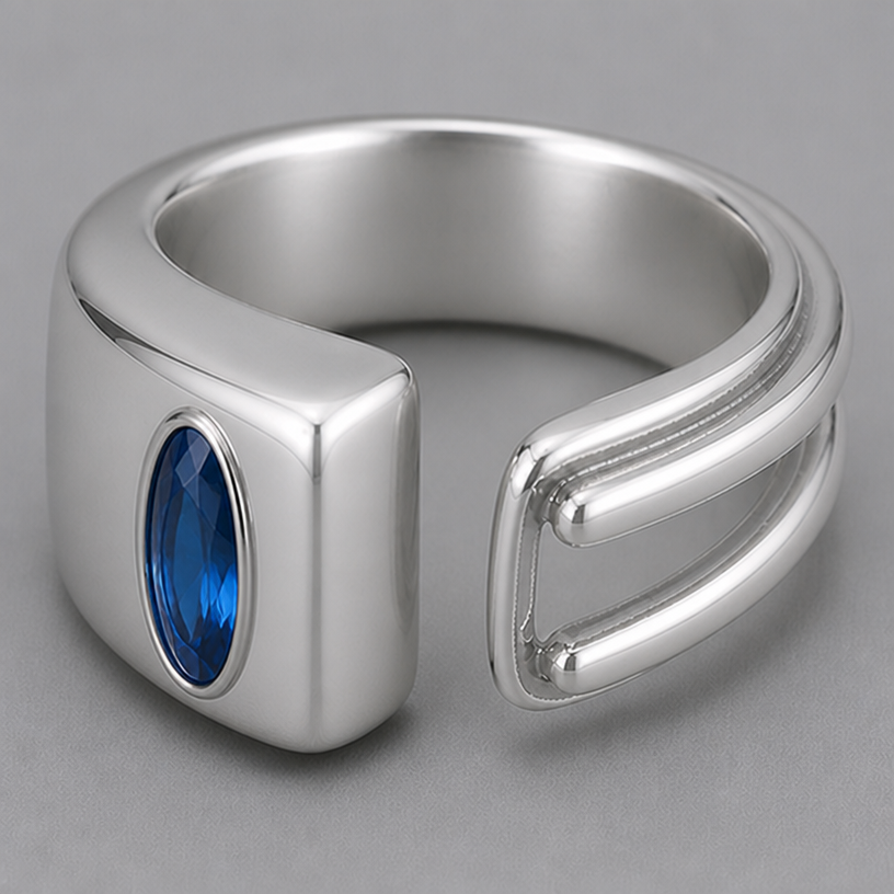 Turn oval length wise
edit the attached jewelry design with these instructions: Turn oval length wise. keep it photorealistic, just the design no text