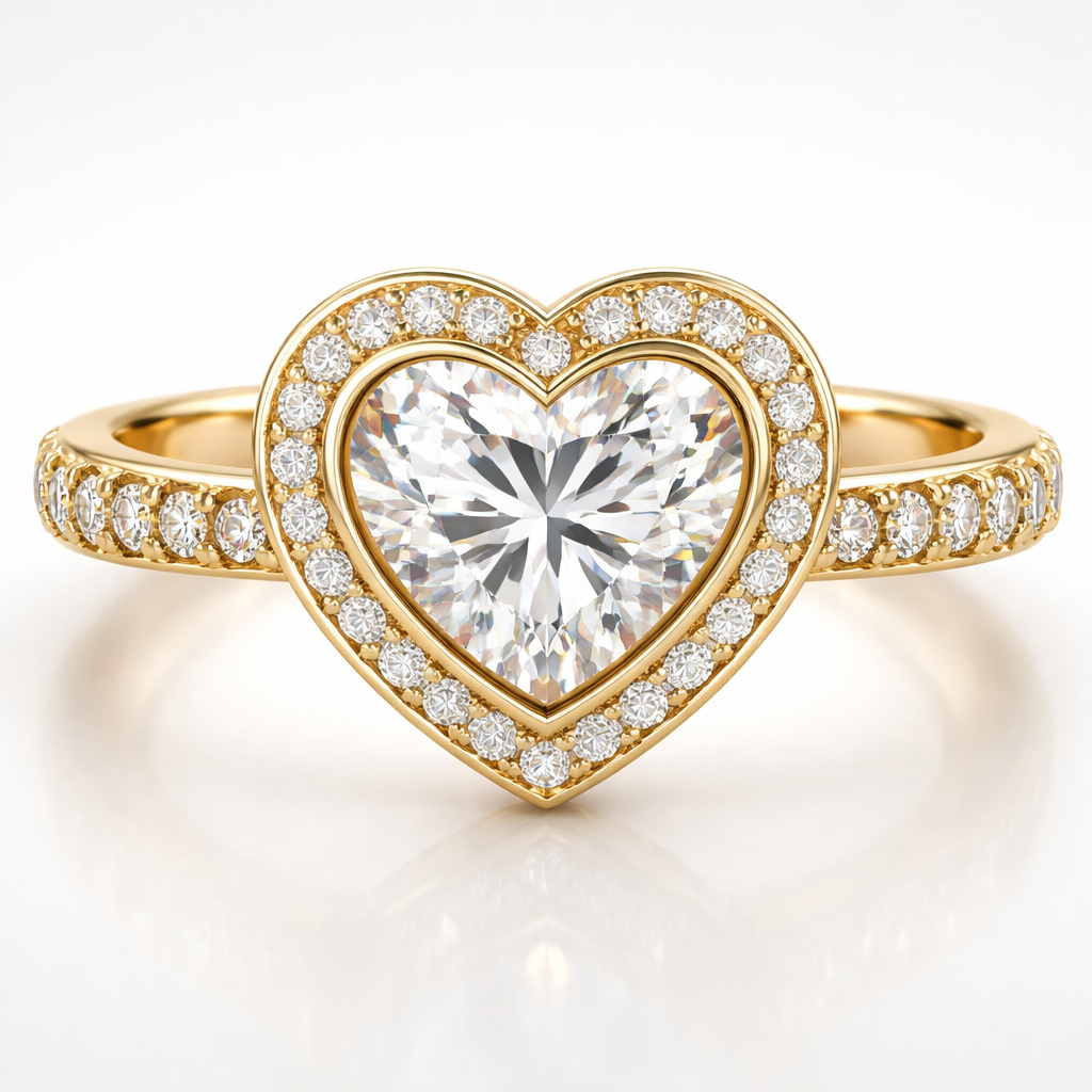 Heart bezel