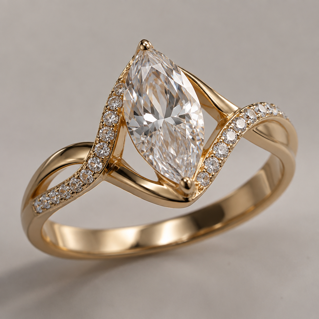 A women's ring
photorealistic jewelry design, A women's ring, modern style, just the design no text