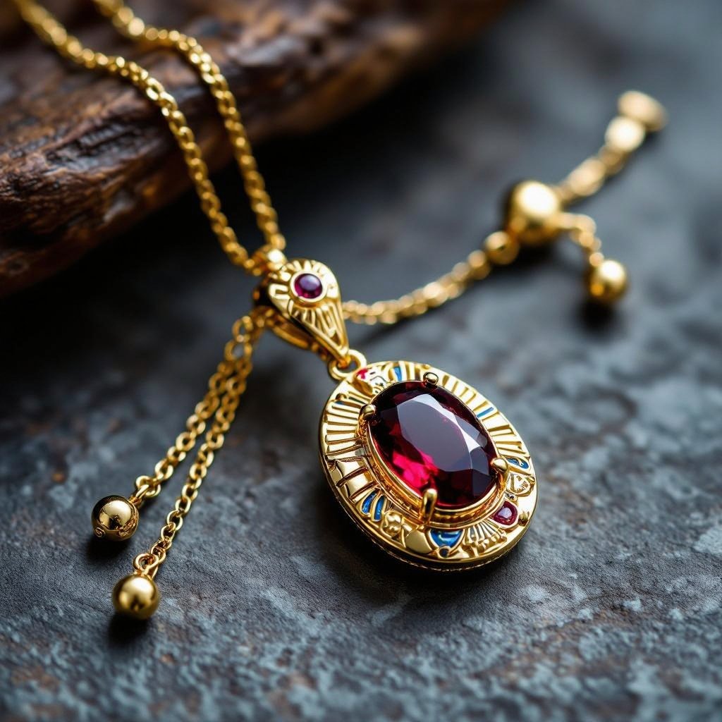 Zotot long earrings with a pendant symbolic image of the Egyptian god Ra symbol of the sun long chains