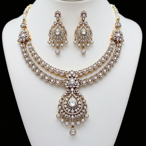 American diamond triple layer set