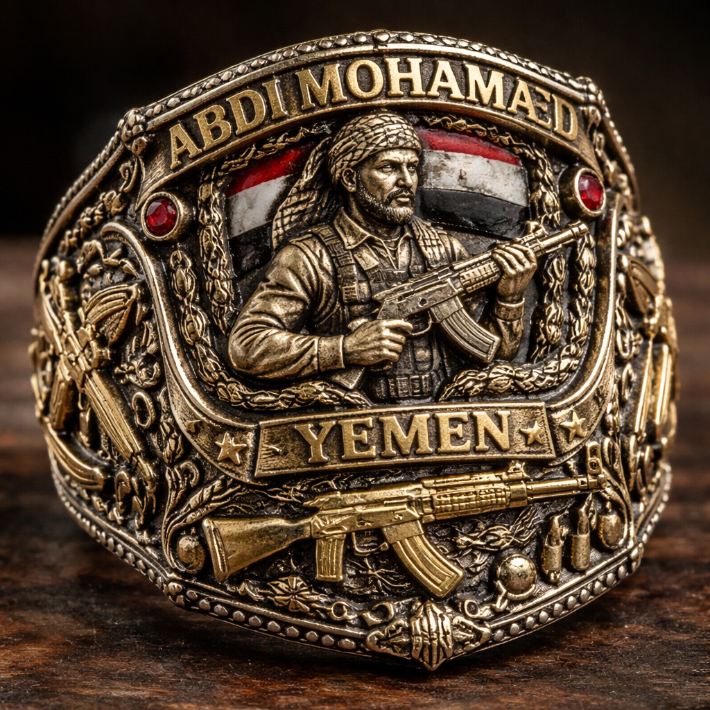 Ring abdi mohamed yemen militar kalashnikof