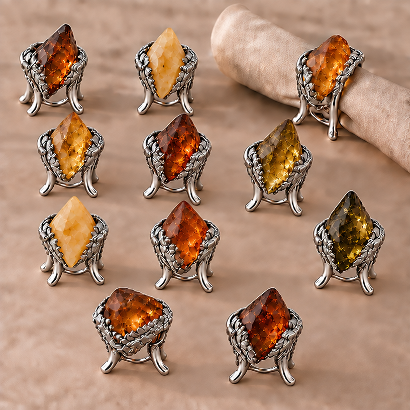 Sidabras be zieves
edit the attached jewelry design with these instructions: Sidabras be zieves. keep it photorealistic, just the design no text