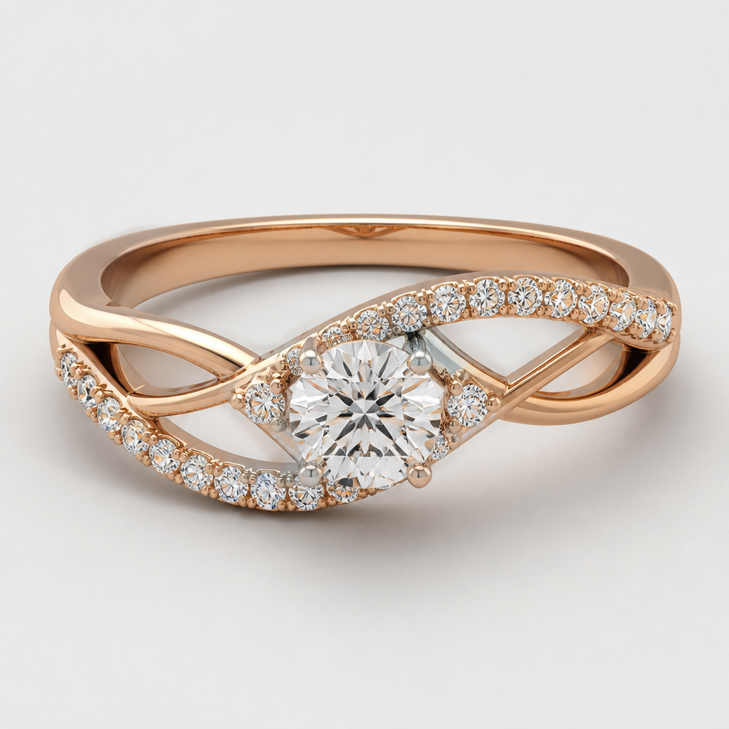 A women's ring with diamond stones
photorealistic jewelry design, A women's ring with diamond stones, modern style, just the design no text