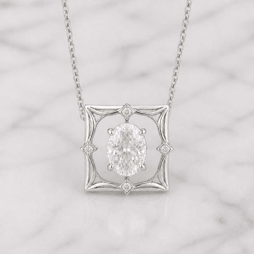 attache de la chaine cacher en arriere
edit the attached jewelry design with these instructions: attache de la chaine cacher en arriere. keep it photorealistic, just the design no text