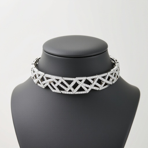 Geomatric choker of daimonds oaf architecture and edue bpoilmes and shapes vibes