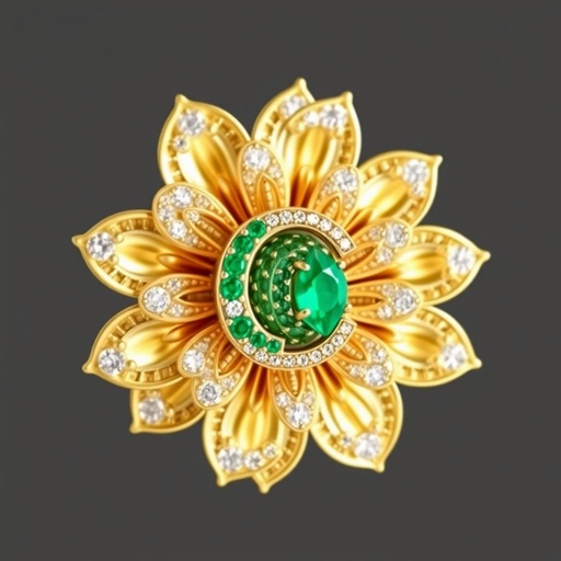 Sun flower with c inside