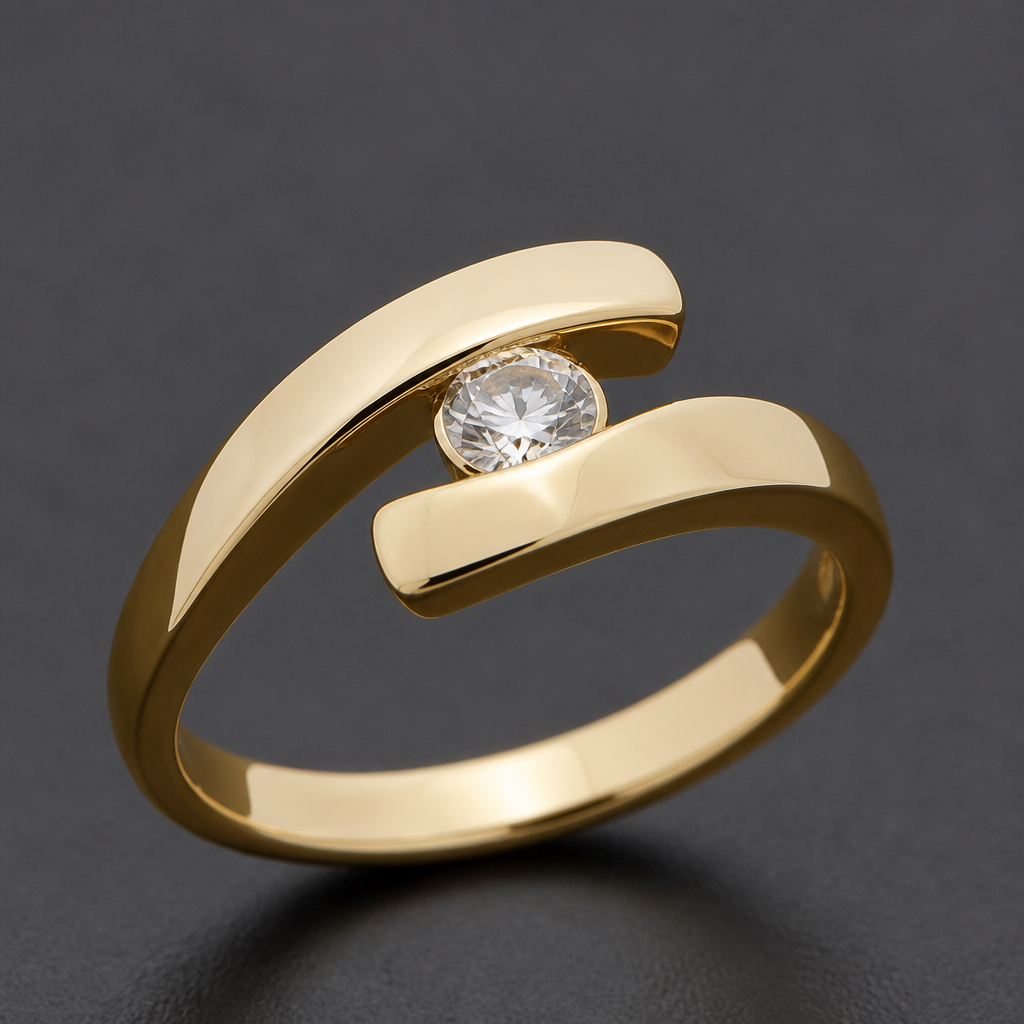 A modern women's ring
photorealistic jewelry design, A modern women's ring, modern style, just the design no text