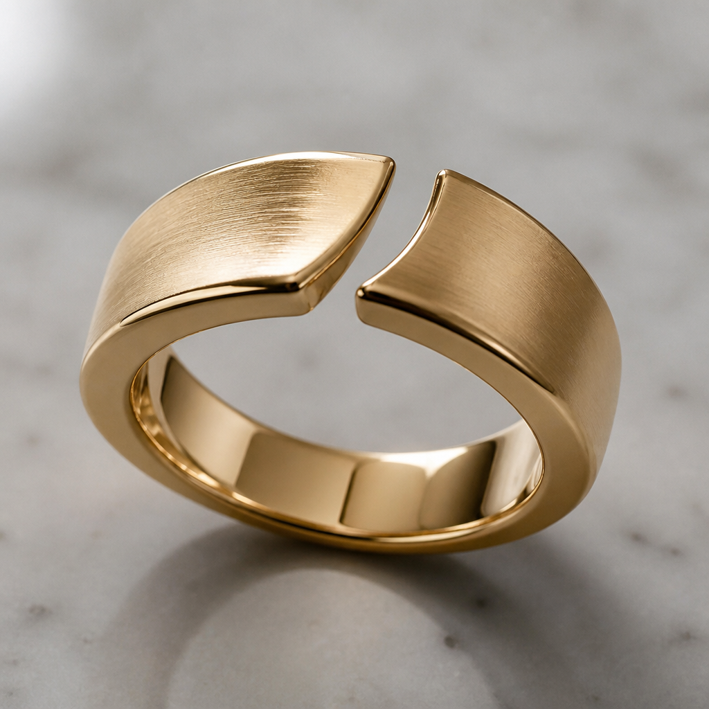 A modern women's ring made of gold suitable for formal. anillo para hombre gruso
photorealistic jewelry design, A modern women's ring made of gold suitable for formal. anillo para hombre gruso, modern style, just the design no text