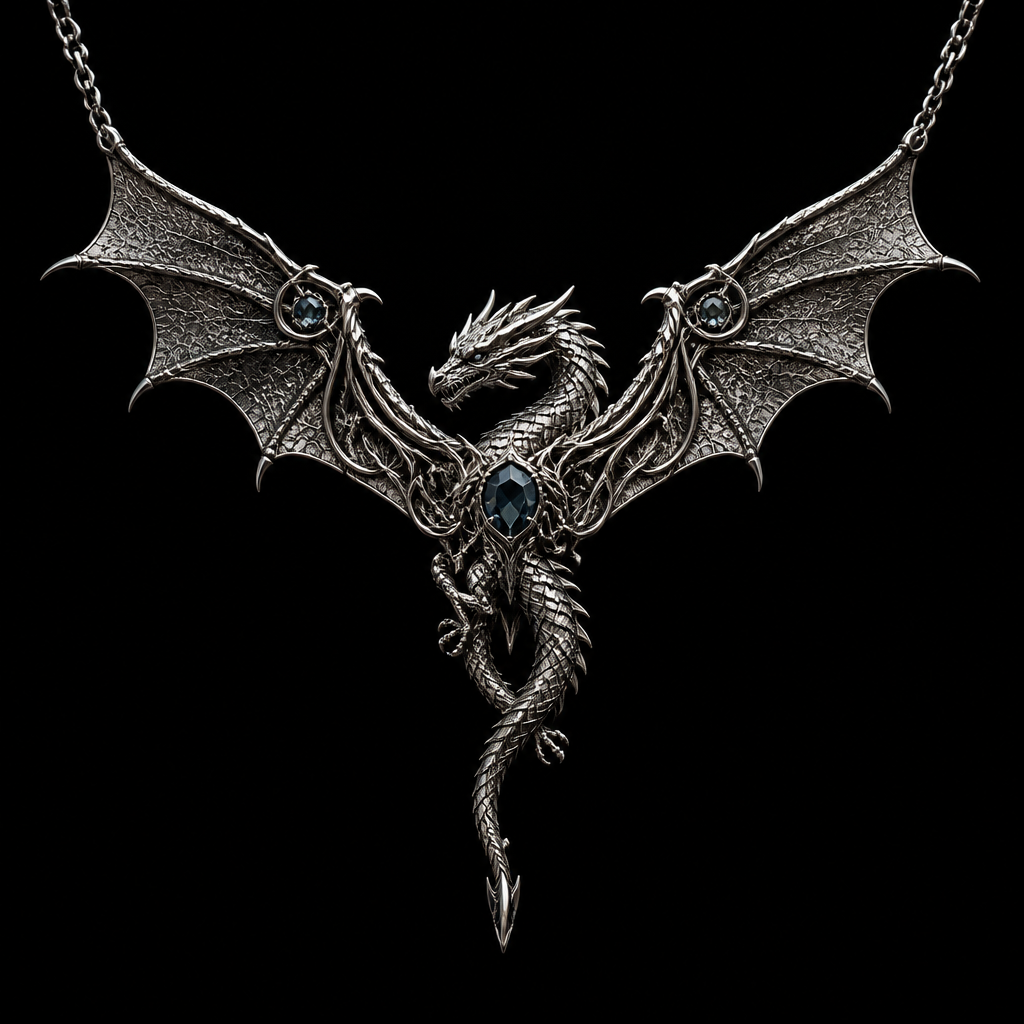 dragon
photorealistic jewelry design, dragon, just the design no text