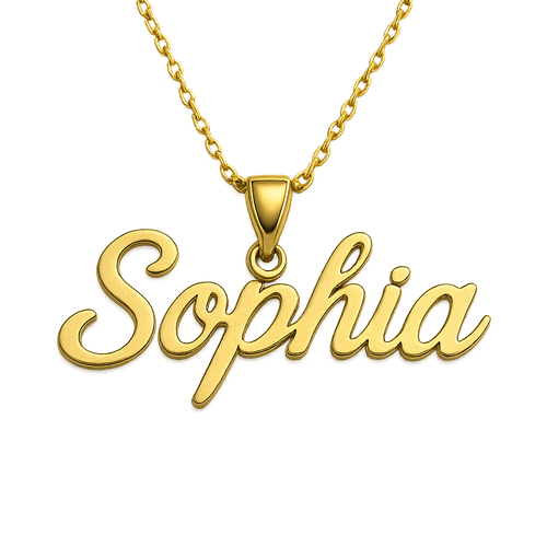 Pendant with name design 