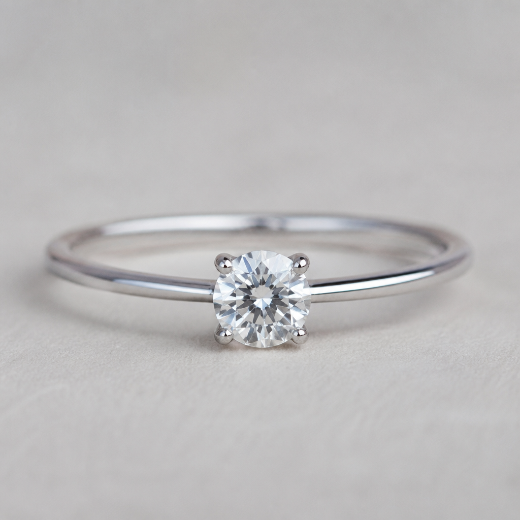 A silver ring that highlights only the stone
photorealistic jewelry design, A silver ring that highlights only the stone, minimalist style, just the design no text