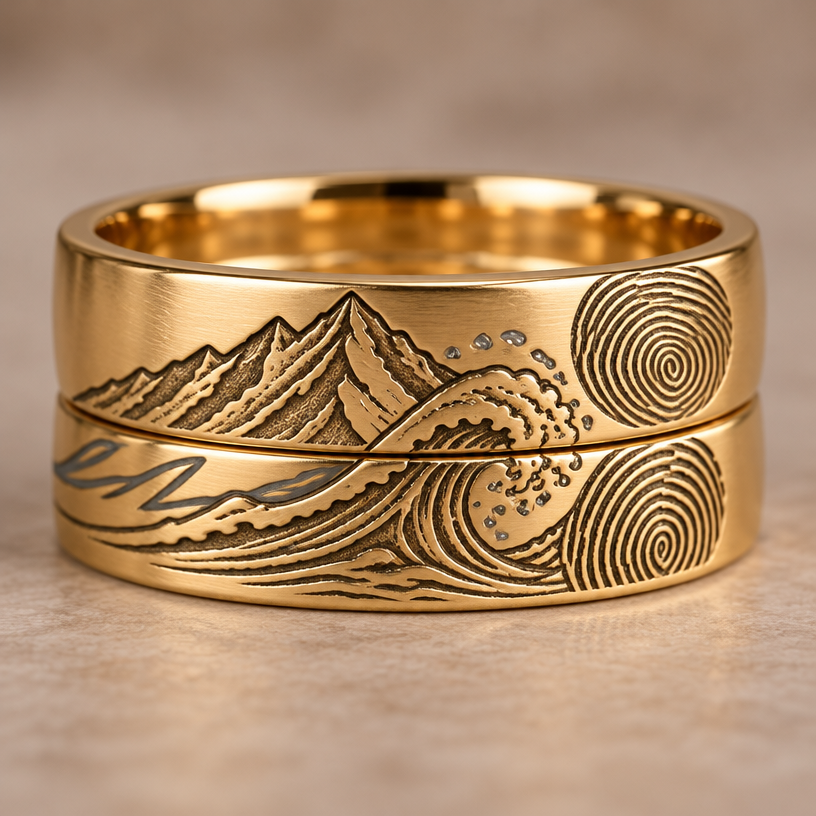 A women's ring. en cuenta todo lo que está anotado blancos señalado con los flechas
otra muestra por favor pero hasta ahora que la huella digital humana esté en las dos argollas
using the attached image as a visual reference, create A women's ring. en cuenta todo lo que está anotado blancos señalado con los flechas
otra muestra por favor pero hasta ahora que la huella digital humana esté en las dos argollas. photorealistic, just the design no text