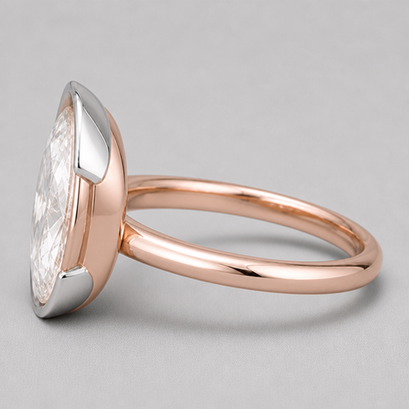 closed gallery
edit the attached jewelry design with these instructions: closed gallery. keep it photorealistic, just the design no text