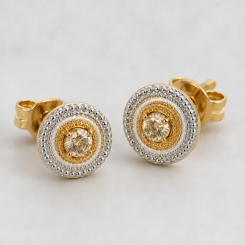 Make inner yellow gold narrower
edit the attached jewelry design with these instructions: Make inner yellow gold narrower. keep it photorealistic, just the design no text