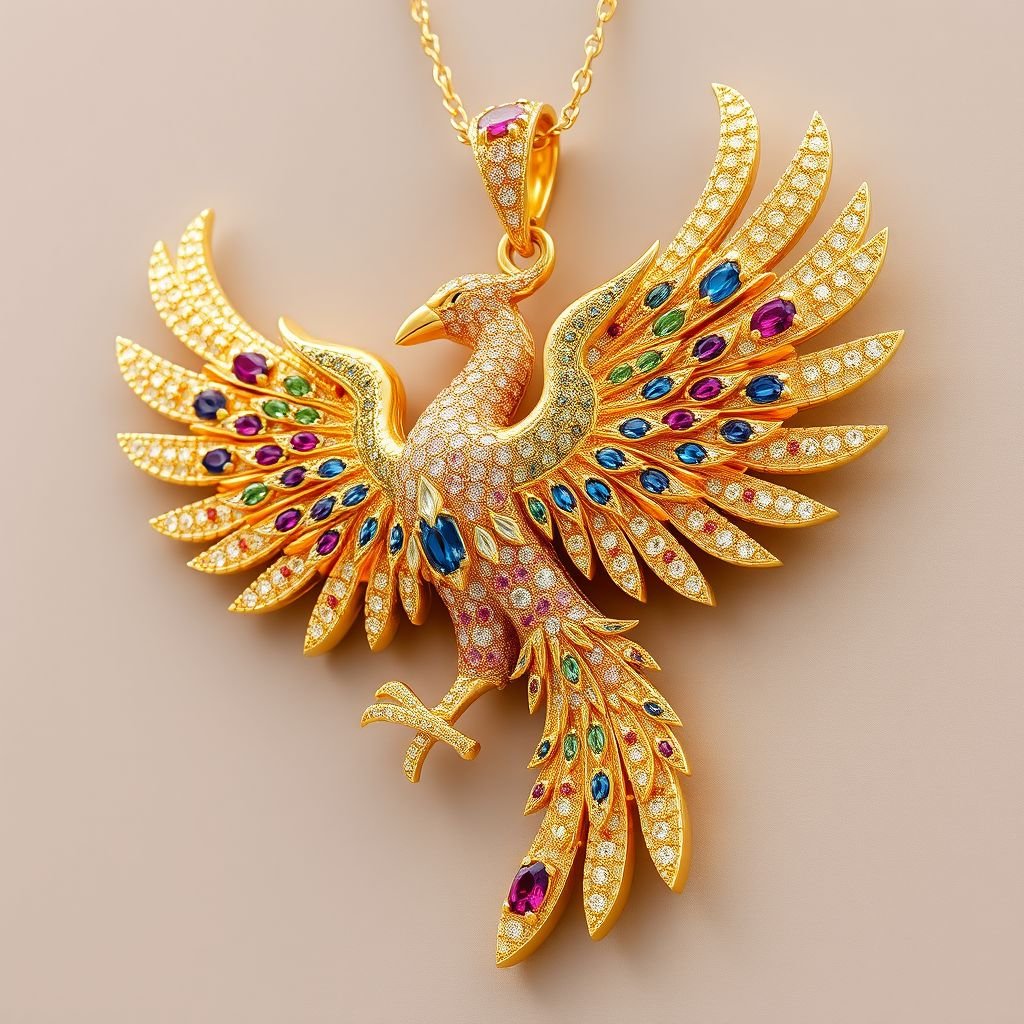 Make me an gold iced out pendant