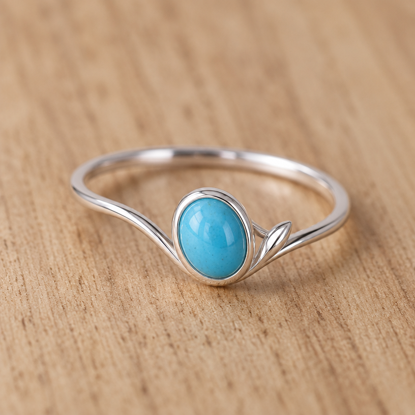 A women's ring made of silver, minimalist, simple and delicate, clean lines. make something whimsical with this stone thats easily handmade. like its from a fairy tale only one single stone. with a bezel that holds the stone securely. no engraving
using the attached image as a visual reference, create A women's ring made of silver, minimalist, simple and delicate, clean lines. make something whimsical with this stone thats easily handmade. like its from a fairy tale only one single stone. with a bezel that holds the stone securely. no engraving. photorealistic, just the design no text