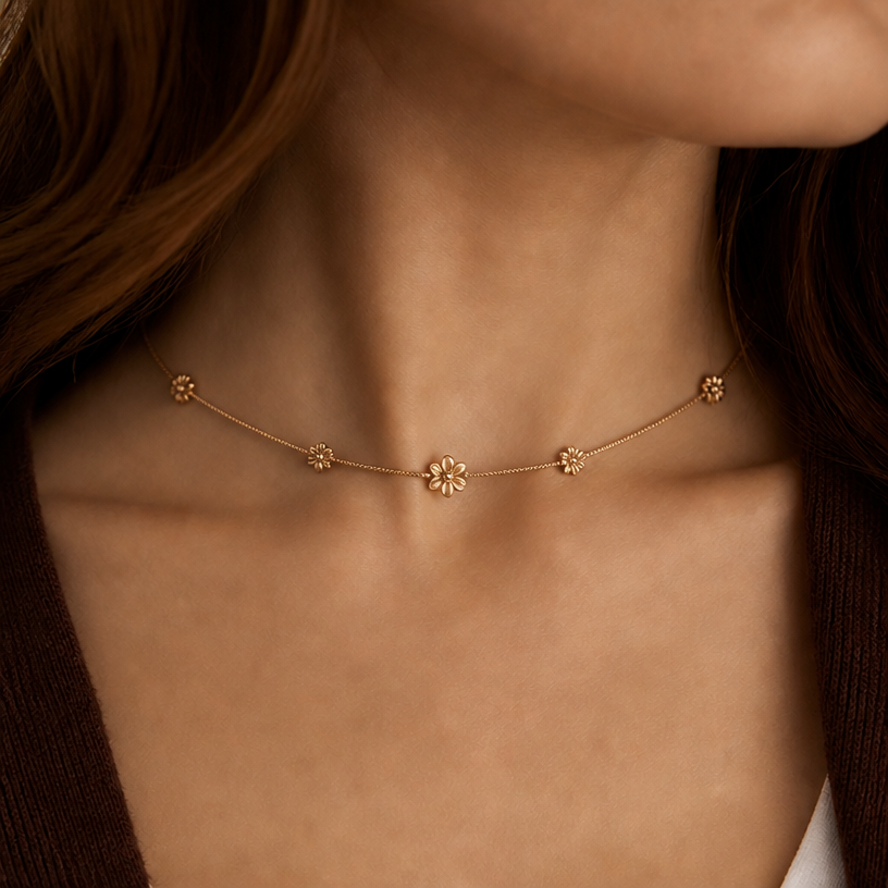 make it thinner, less flowers and no leafs
edit the attached jewelry design with these instructions: make it thinner, less flowers and no leafs. keep it photorealistic, just the design no text