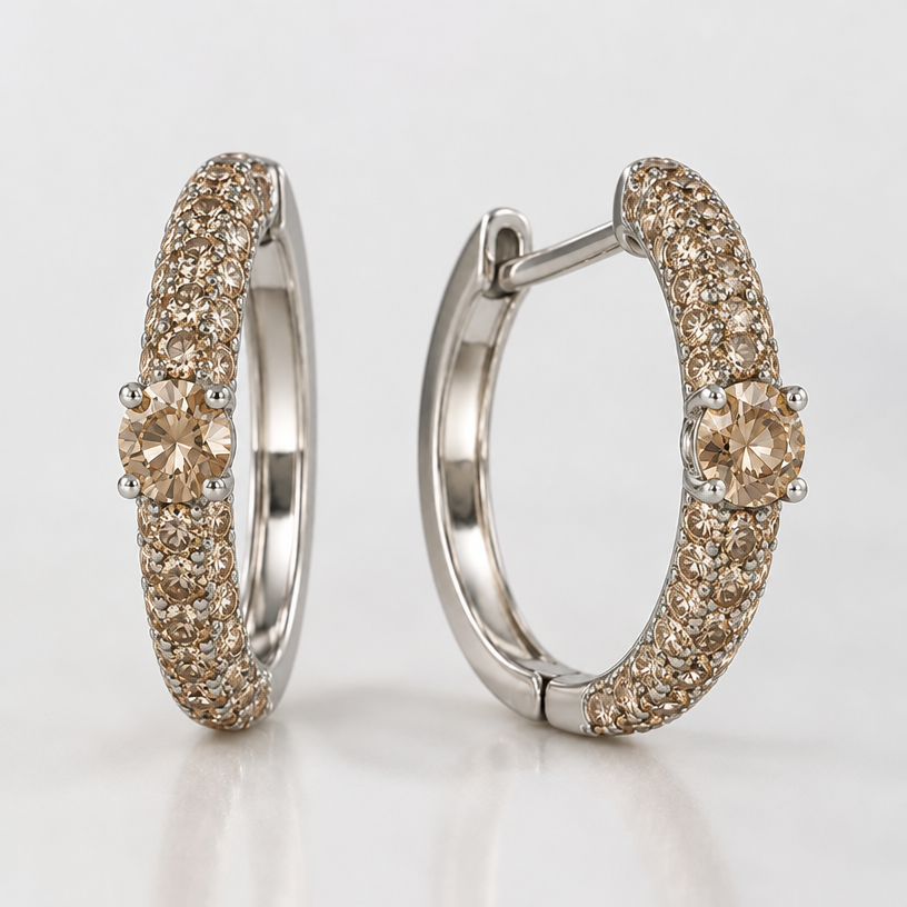Make it pave and rounded edge
edit the attached jewelry design with these instructions: Make it pave and rounded edge. keep it photorealistic, just the design no text