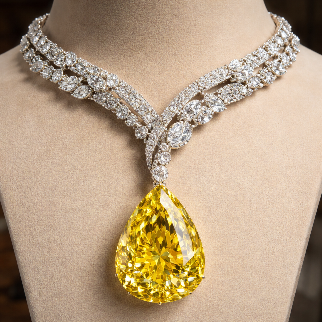 Recreate the L Incomparable Diamond necklace