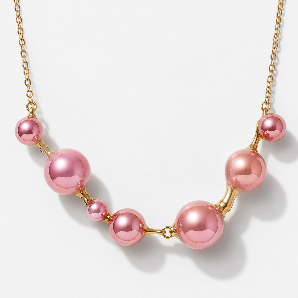 Bubblegum necklace
photorealistic jewelry design, Bubblegum necklace
, contemporary style, just the design no text