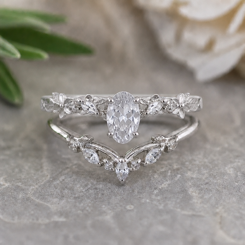 I‘d prefer the main stone of the uppef ring to be oval
edit the attached jewelry design with these instructions: I‘d prefer the main stone of the uppef ring to be oval. keep it photorealistic, just the design no text